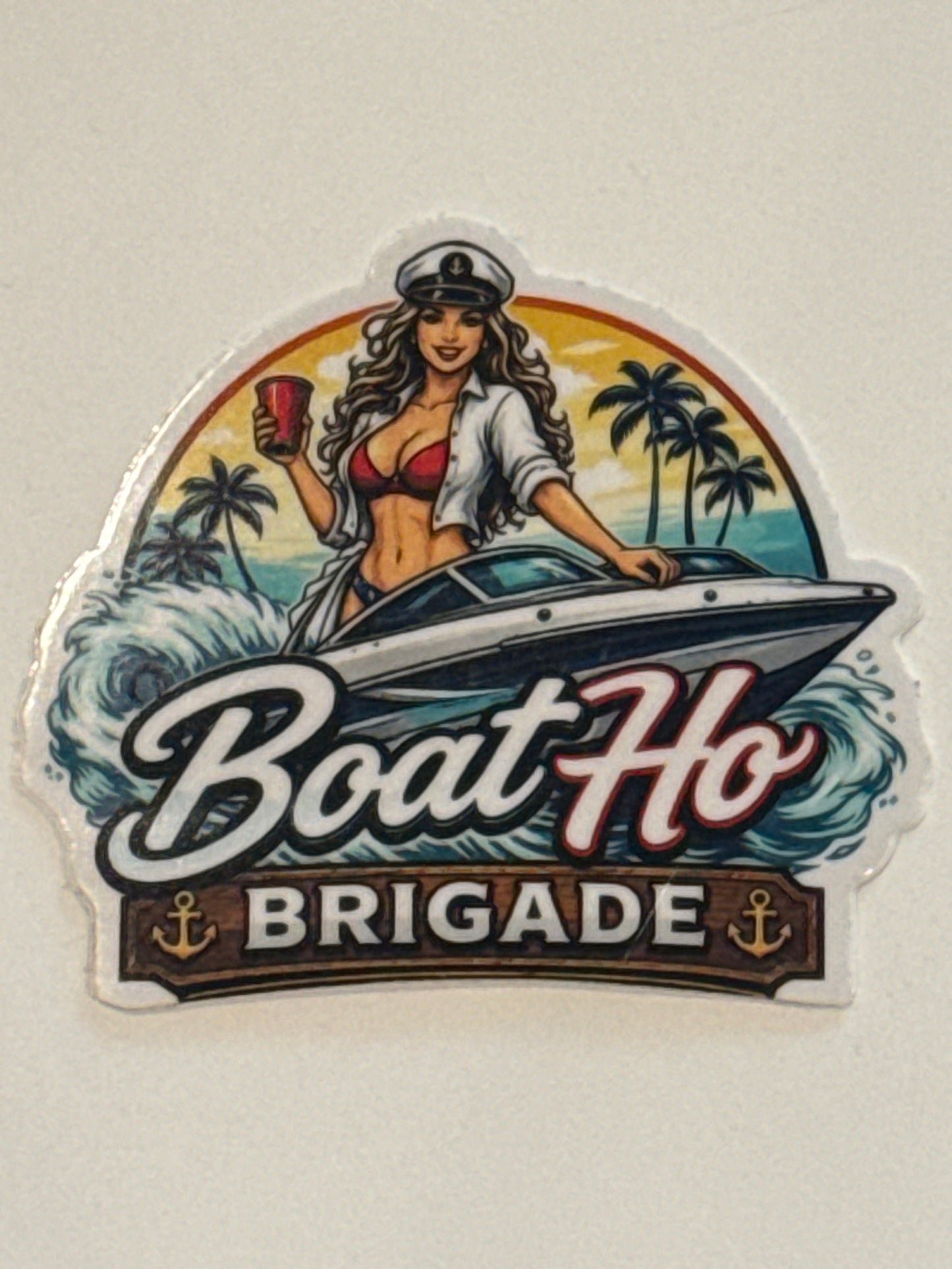 Boat Ho Brigade Sticker