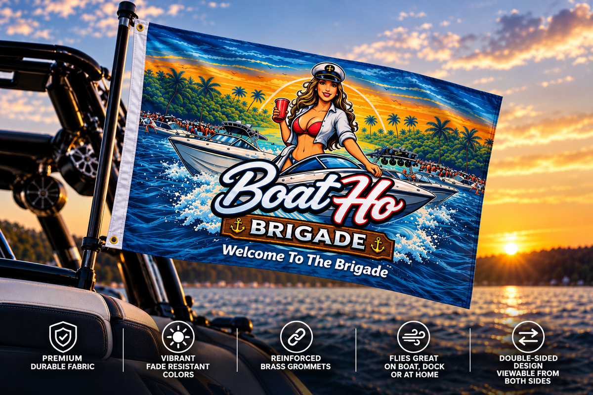 Boat Ho Brigade 3’ × 5’ Flag